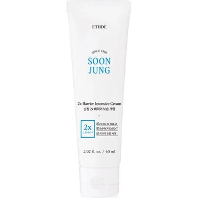 Etude House SoonJung 2x Barrier Intensive Cream интензивен хидратиращ крем възстановяващ кожната бариера 60ml