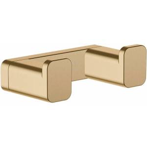 Hansgrohe AddStoris двойна закачалка за дрехи, матиран бронз (41755140)