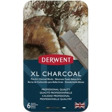 Derwent Charcoal sada uměleckých uhlů 6 kusů 2302009