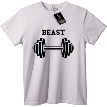 NOONEBRAND Тениска Звяр с Диск - L, Black