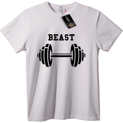 NOONEBRAND Тениска Звяр с Диск - L, Black