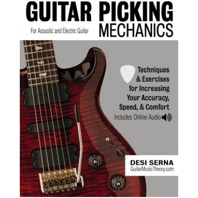 Guitar Picking Mechanics: Techniques & Exercises for Increasing Your Accuracy, Speed, & Comfort (Book + Online Audio) | Desi Serna