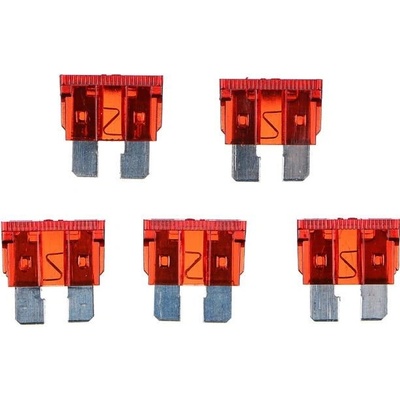 Sada nožových automobilových pojistek MECHANIC FUSE SET 10A, 100ks SIXTOL