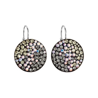 Evolution Group Cz Stříbrné náušnice visací s krystaly Swarovski, Moonlight 31161.3