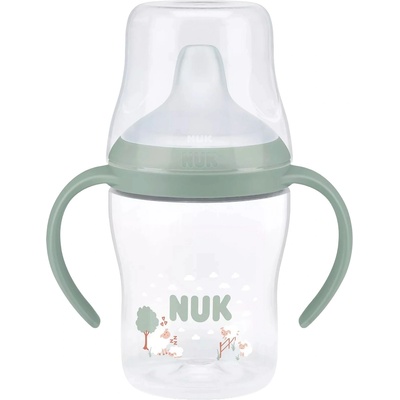 Nuk Шише NUK Perfect Match - С накрайник за сок, TC, РР, 150 ml, Овца, зелено (10215379)