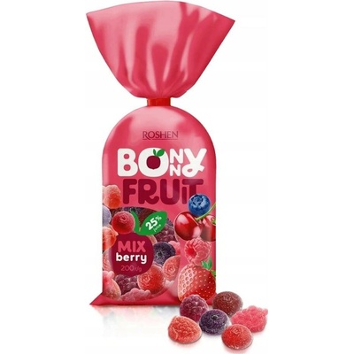 ROSHEN Želé bonbóny Bonny fruit berry mix 200 g