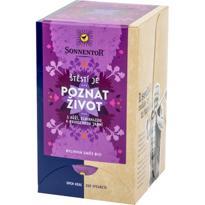 SONNENTOR čaj Poznat život 27 g