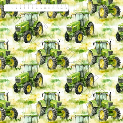 Softshell pružný zelený traktor by MIMI