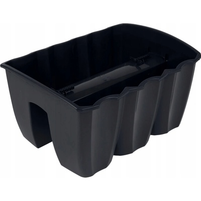 PlasticFuture Truhlík na zábradlie CROWL antracit 39,3cm