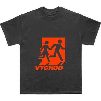 Alan Murin Východ heavy oversized tee čierna