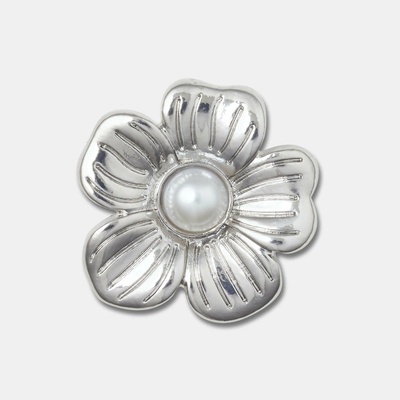 Odznáček Jibbitz – Silver Mnchrm Daisy 2
