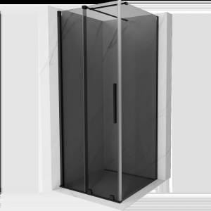 Mexen Velar плъзгаща се душ кабина 90 x 90 см, графит, черна - 871-090-090-41-70 (871-090-090-41-70)