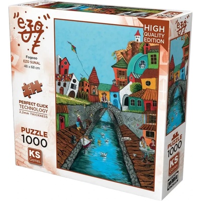 KS Games - Puzzle Fogoso Ezo Sunal - 1 000 piese