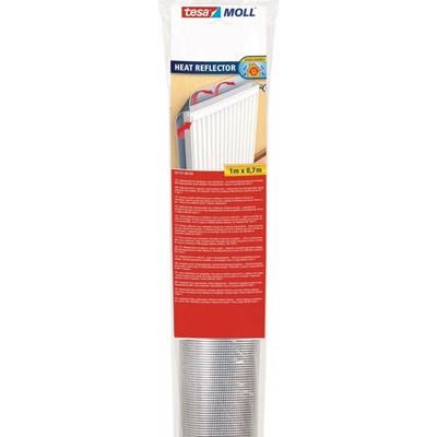 tesamoll® Odrazová fólie za radiátor, 1m × 700mm, stříbrná