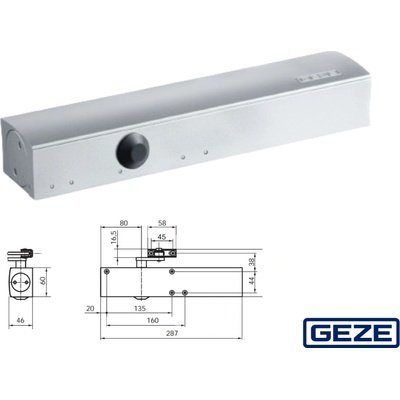 Geze TS 4000 stříbrná – Sleviste.cz