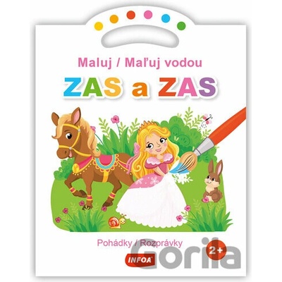 Maľuj vodou ZAS a ZAS Pohádky/Rozprávky