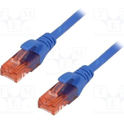 Digitus DK-1612-030/B Ecoline Patch, UTP, CAT 6e, AWG 26/7, 3m, modrý