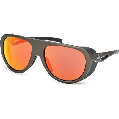 Adidas Очила за колоездене Adidas eyewear SP0110 Mirror Cat: 3 Sunglasses - Matte Dark Green / Roviex Mirror - размер One Size (205-5274-0211)
