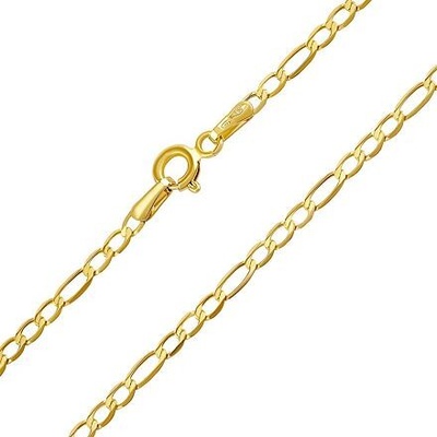 Silvego Zlatá retiazka figaro TTG1007NGY