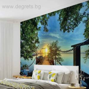  Фототапет Залез край кея l
