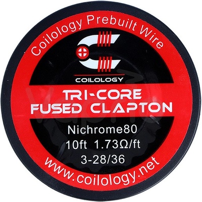Coilology Tri-Core Fused Clapton odporový drát Ni80 28/36