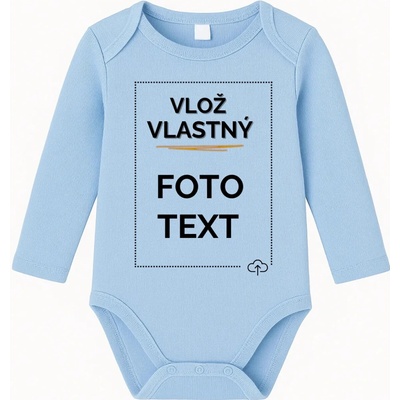 Detské body s potlačou Modrá