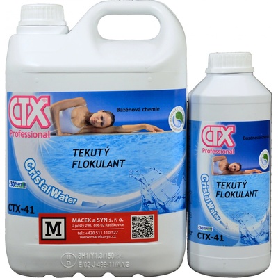ASTRALPOOL CTX 41 tekutý vločkovač 1l