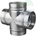 Vents Метален X конектор за кръгли въздуховоди ⌀ 4 x 150 мм (3559)