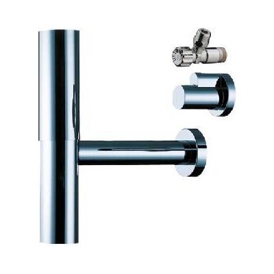 Hansgrohe Sifóny Designový sifón Flowstar s rohovými ventilmi, chróm 52120000-HG