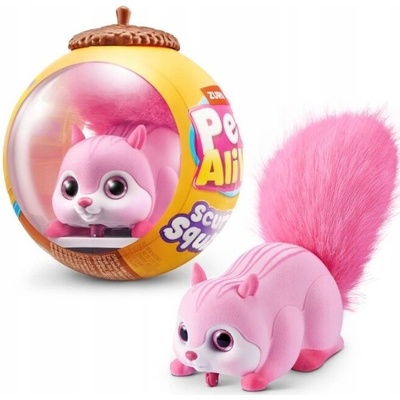 Zuru Pets Alive Scurry'n Squirrel Růžová jezdící veverka 9565B