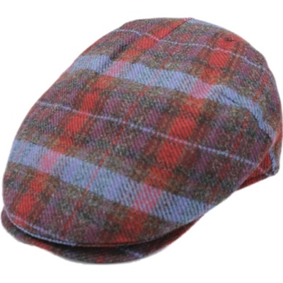 Fiebig Headwear since 1903 pánská kostkovaná vlněná bekovka
