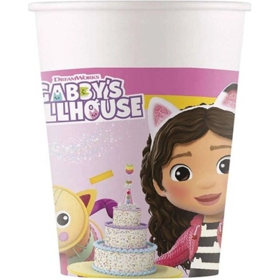 Procos Tégliky papierové Gabby´s Dollhouse 200 ml ¨