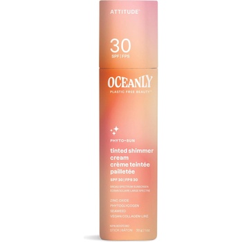 ATTITUDE Oceanly PHYTO-SUN Тониран Шампоан за лице с Естествен Блясък, SPF 30