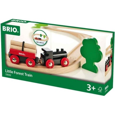 Brio 33042 Vláčiková dráha malá s guľatinou