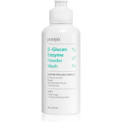 PETITFÉE Beta Glucan Enzyme нежна почистваща пудра с пилинг ефект 80 гр