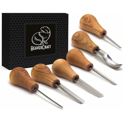BeaverCraft Sada řezbářských dlát do dlaně SC05 P47567