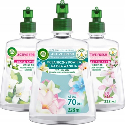 Air Wick Active Fresh osvěžovač vzduchu náplň 3 x 228 ml