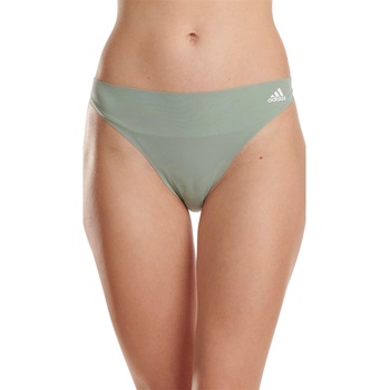 Image 1 of adidas Logo Thong Womens - Olive Green