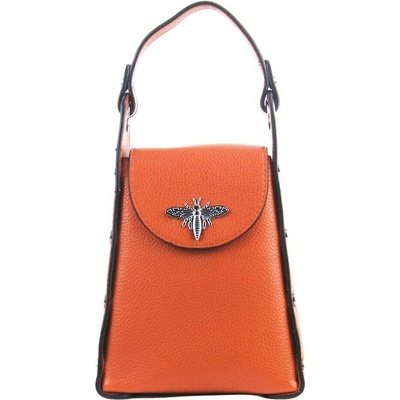 Made in China Menšia dámska kabelka crossbody do ruky oranžová
