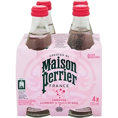 Maison Perrier Raspberry & Rose 4 x 330 ml