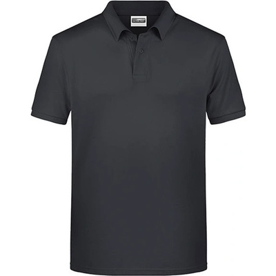James & Nicholson Pánska polokošeľa JN8010 graphite Solid