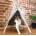 Bestent Палатка TeePee за животни 40x40см Wooden Hut