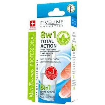 Eveline Cosmetics Nails Total Action Sensitive Интензивен заздравител 8 в 1 12 ml
