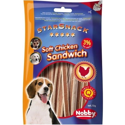 Nobby StarSnack Soft Chicken Sandwich 70 g