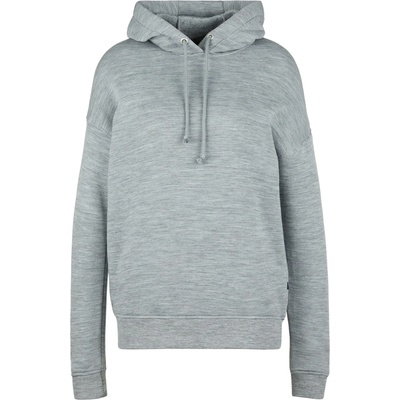 Stoic Дамски вълнен пуловер Stoic Women's MerinoFlatFleece240 SolbergSt. Hoody Merino hoodie - Light Grey / Melange - размер XS (105-6705-0211)