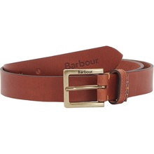 Barbour pásek z lehce texturované kůže Pull Up leather belt Dark Tan