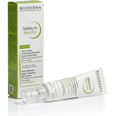 BIODERMA Sébium Kerato+ Anti-Blemish High Tolerance Gel-Cream 30 ml