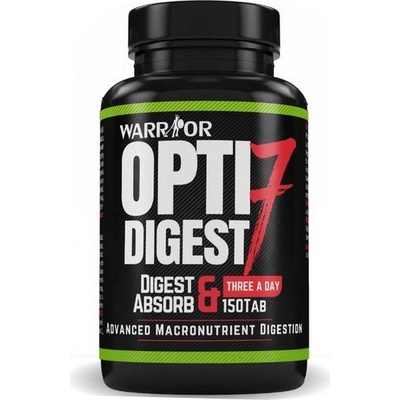 Warrior Opti 7 Digest trávicí enzymy 150 tablet