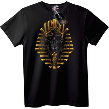NOONEBRAND Тениска Фараонски Череп - 5XL, Black
