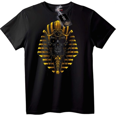 NOONEBRAND Тениска Фараонски Череп - 5XL, Black